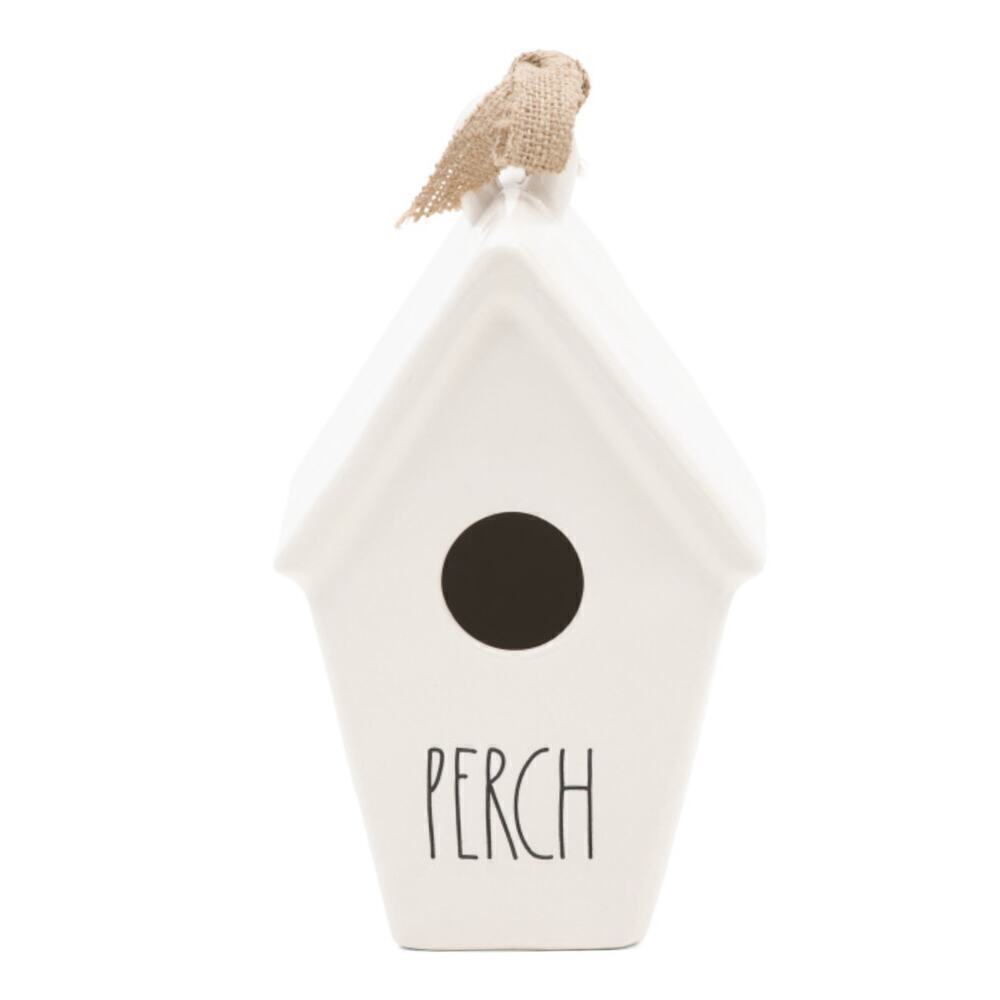 New Rae Dunn Artisan Collection by Magenta Ceramic Taper Perch Birdhouse